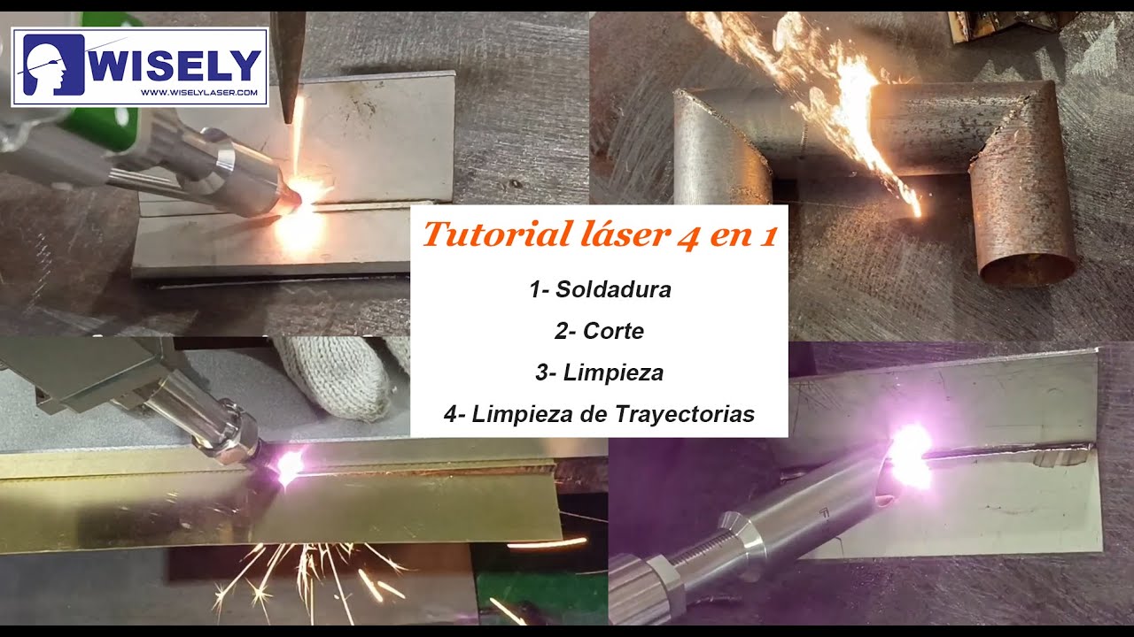 Soldadura Laser, Limpieza Laser, Corte por Laser 3 en 1 