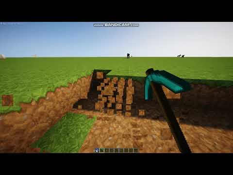 როგორ გავაკეთოთ ლამაზი აუზი მაინქრაფთში ამისთვის საჭიროა წყლიანი სათლი ჩირაღდანი წერაქვი