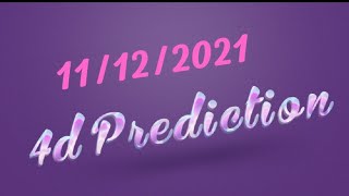 11/12/2021 Singapore, Magnum and SportsToto 4d Prediction (Ramalan 4d : Singapore/Magnum/SportsToto)