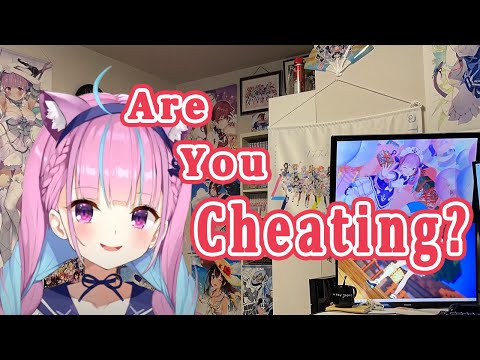 Aqua explains what "counts" as cheating [Hololive Minato Aqua] [ENG SUB]