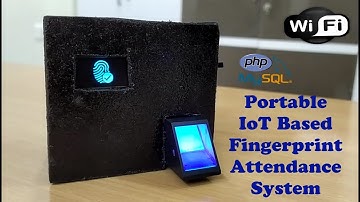 Portable IoT based fingerprint biometric attendance system using NodeMCU