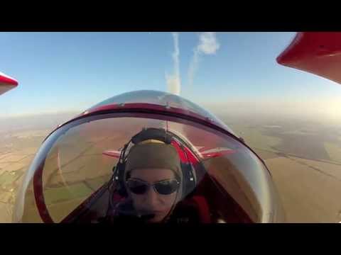 Test flying the new Pitts smoke airshow display system with GoPro