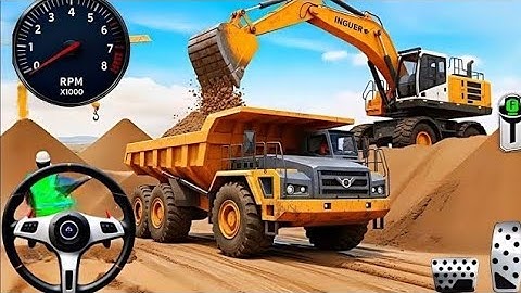 JCB Game 3D Road Construction Heavy Excavator Simulator Gameplay I Android Game 2025 🚧 Part 3