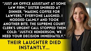 Sister Called Me 'Office Assistant' - Then The Supreme Court Asked For Their Judge