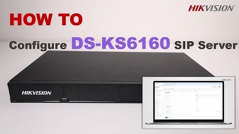 SIP Server Configuration