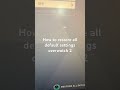 How to restore all default settings overwatch 2