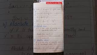 Types of Numerical Errors in Mathematics#NumericalAnalysis #UniMath #ErrorAnalysis #NumericalError