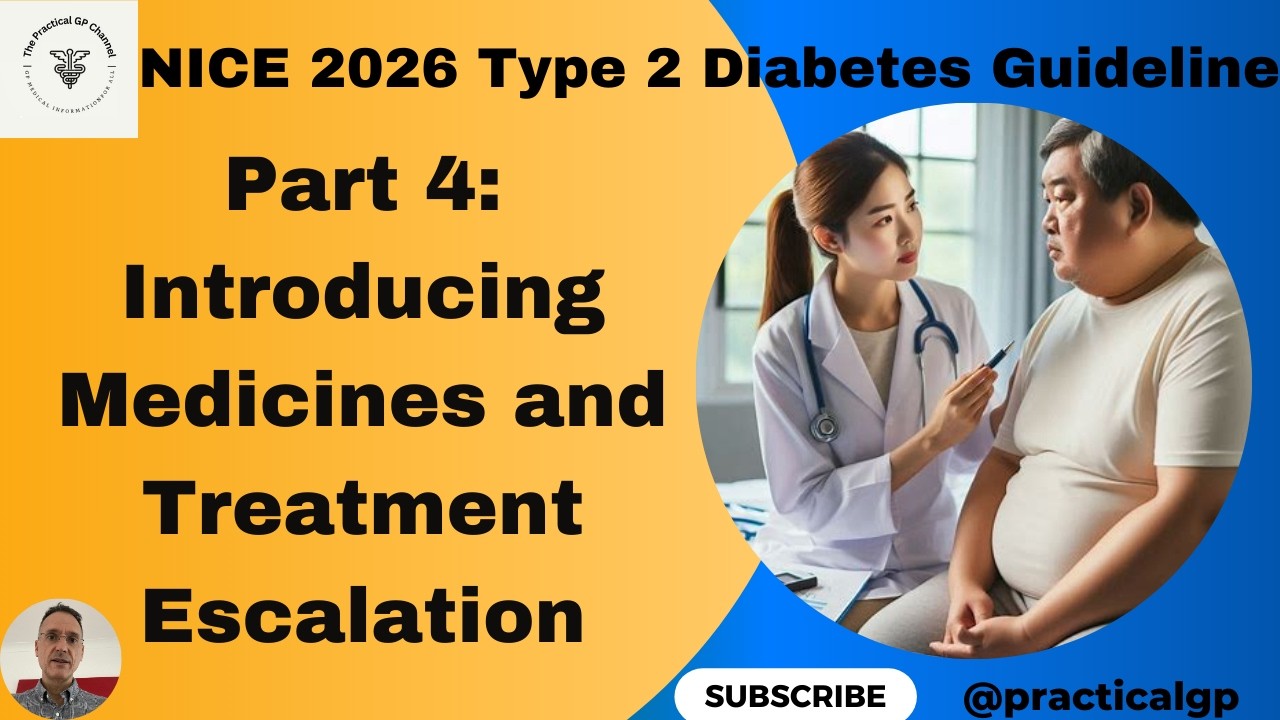 NICE 2026 Type 2 Diabetes Guideline – Part 4: Introducing Medicines and ...