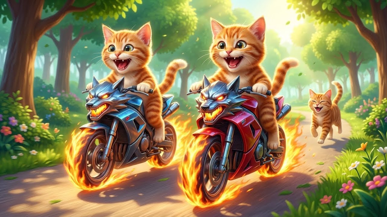 Mama Cat Trims Fur on the Farm and Makes Tiger Hat For Kittens At Home🐾🎩🐯