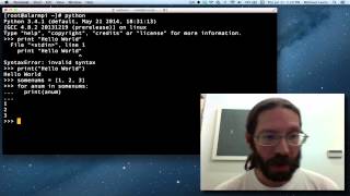 Using Python Interactive Command Interpreter on Raspberry Pi