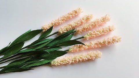 ABC TV | How To Make Lavender Paper flower From Crepe Paper - Craft Tutorial