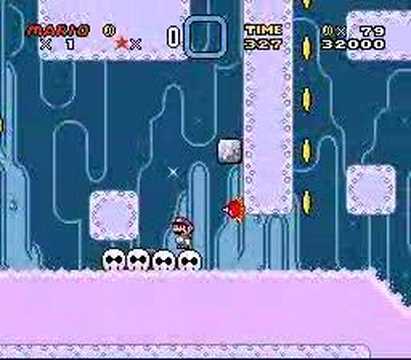 Custom SMW Level: Silver Shiver Falls