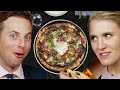 Couple Tries Home Cooked Vs. $65 Pizza