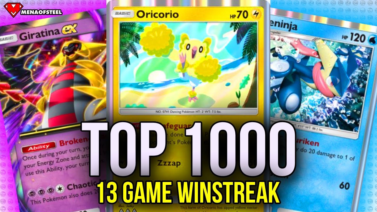 How I Hit Top 1000 with Oricorio Greninja! (76% Win Rate