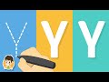 حرف Y تعليم كتابة حرف Y باللغة الإنجليزية للاطفال تعلم الحروف الإنجليزية مع زكريا 