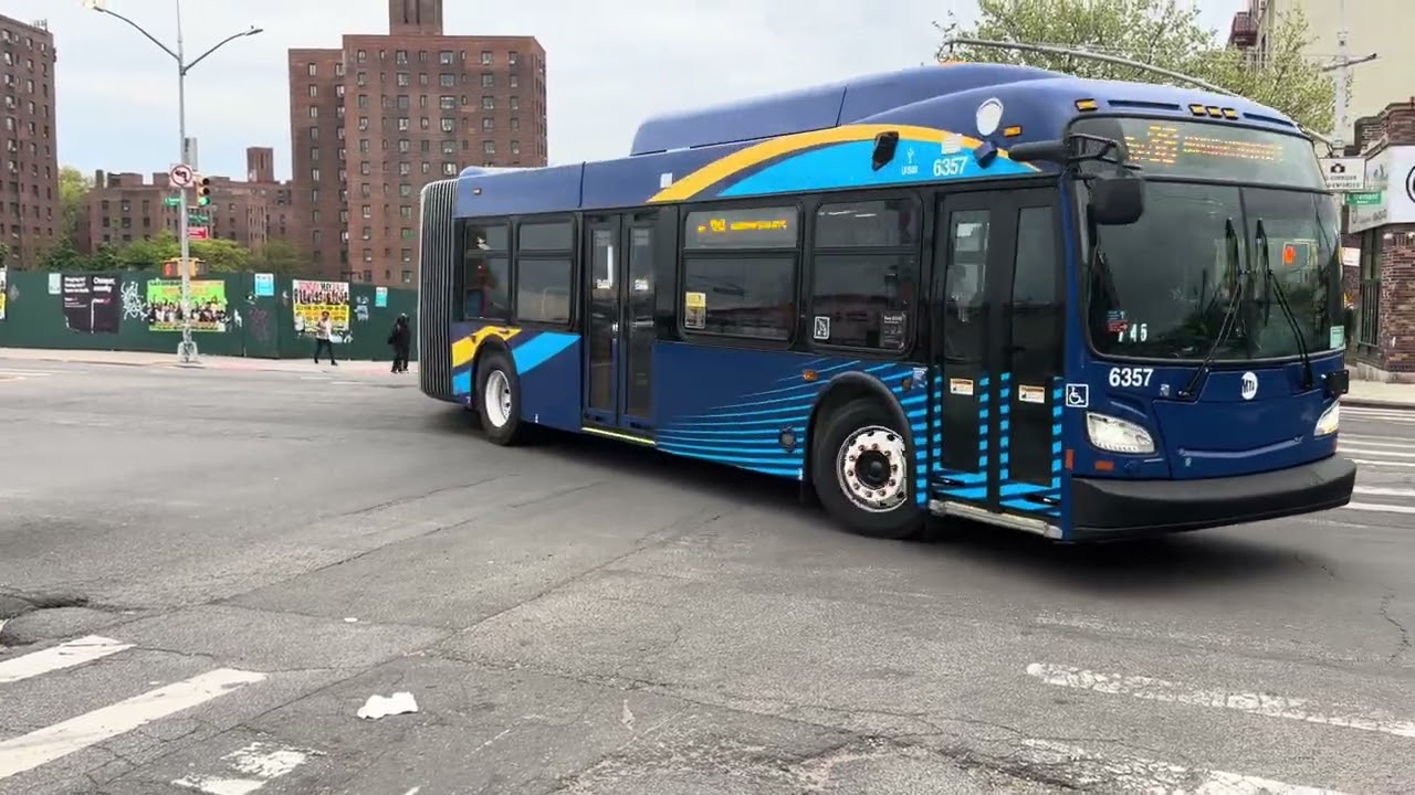 2025 New Flyer Xd60 #6357 on the Bx36 bus To Washington Heights at