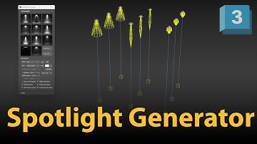 Spotlight Generator for 3dsMax | Free Maxscript