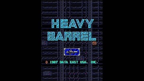 (Arcade PCB) Heavy Barrel - Completed 1 Life / No Deaths, 1CC 1080p60