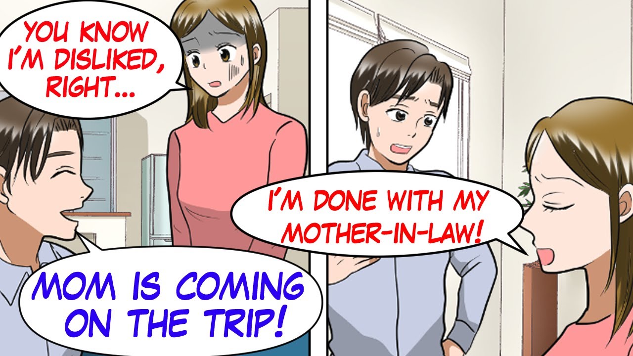 【Manga dub】My husband tried to mediate between me and my mother-in-law by inviting her on a trip...