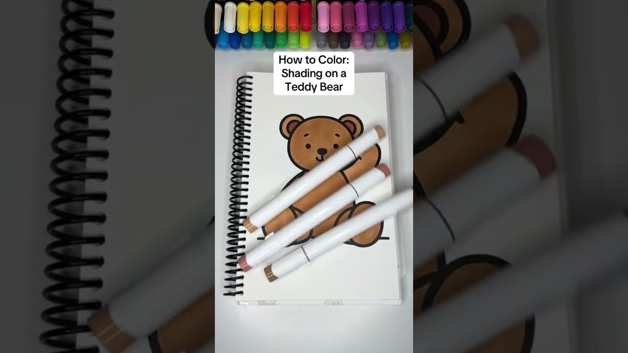 How to Color: Teddy Bear 