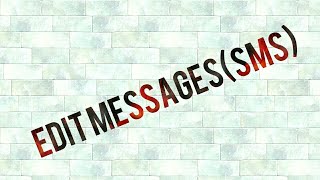How to edit messages(sms) -  Android screenshot 4