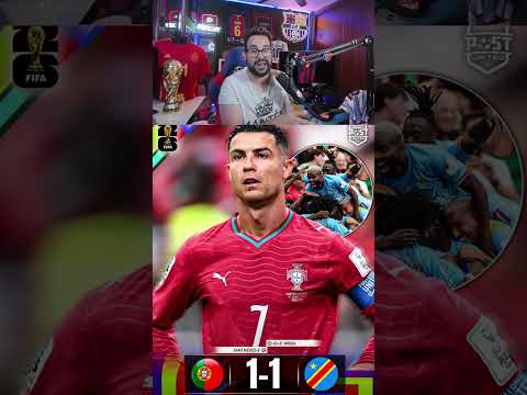 Portugal se la pega en el debut #portugal #congo #cristianoronaldo #mancuer #mundial #shortvideo