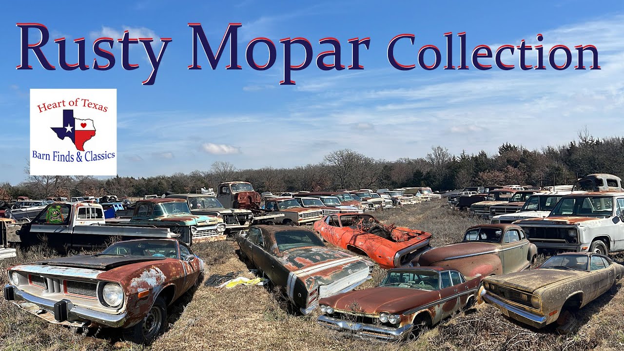 Nothing Like Rusting Mopar Muscle Cars in a Field 1930 -70's Dodge ,Ford, Chevy, Pontiac