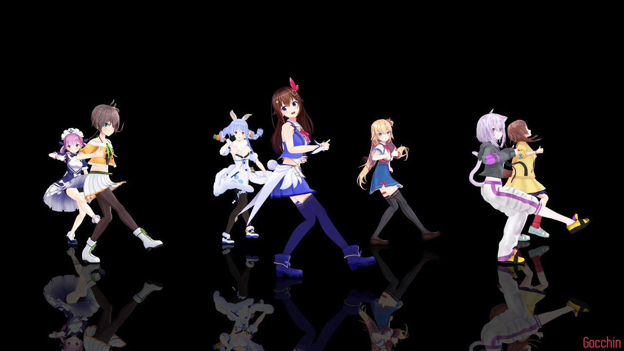 【MMDホロライブ】 7人Hololive — U.S.A (DA PUMP)