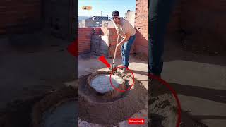 This mason creates an incredible mortar mix 🔥 #shorts