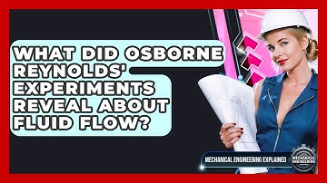 What Did Osborne Reynolds