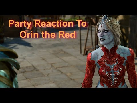 Видео: Party Reaction To Orin the Red | Act 3  Ultra 4k | Baldur's Gate 3