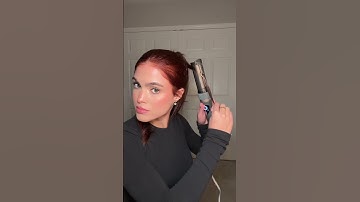 The perfect messy, voluminous ponytail with no tangles using the Curl Secret Auto Curler🫶🏼