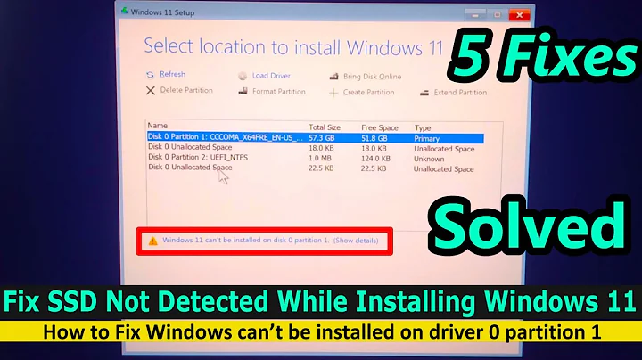 How to Fix SSD Not Detected While Installing Windows 11 💽✅