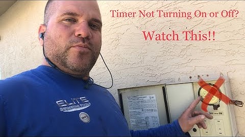 Pool Timer Not Turning ON or OFF!! Watch these tips and tricks before replacing it.