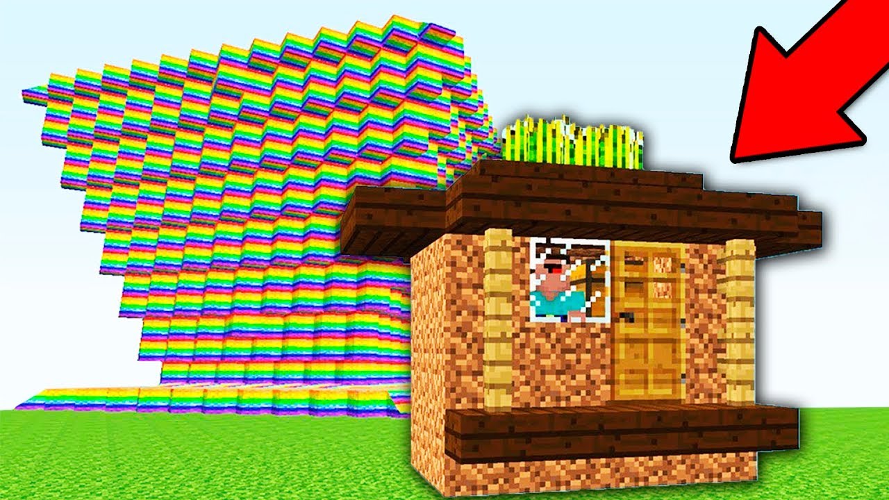 Нуб И Про Против Цунами Из Радуги В Майнкрафт Как Выжить Нубу Троллинг  Ловушка Minecraft Мультик - Youtube