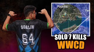 SOLO 7 KILLS WWCD IN TOURNAMENT | OFFLINE MATCH 🚀🥵