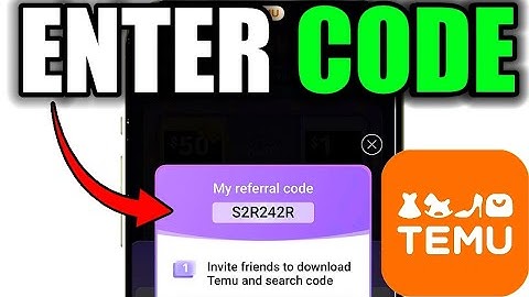 ENTER TEMU REFERRAL CODES! (FULL GUIDE)