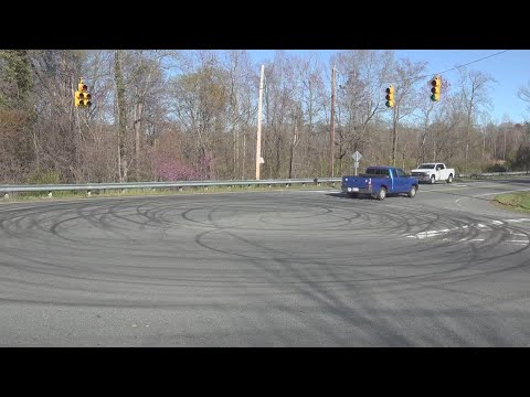 Greensboro woman concerned about group of cars doing donuts in front of her home