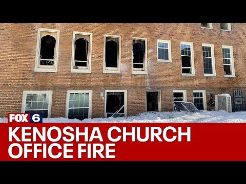 Fire at Kenosha's St. Elizabeth church office building | FOX6 News Milwaukee