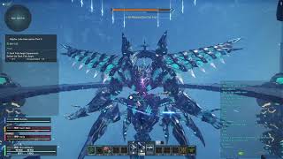 PSO2: New Genesis - Halphia Lake Interception Part II/4 Man Aegis [Gameplay]