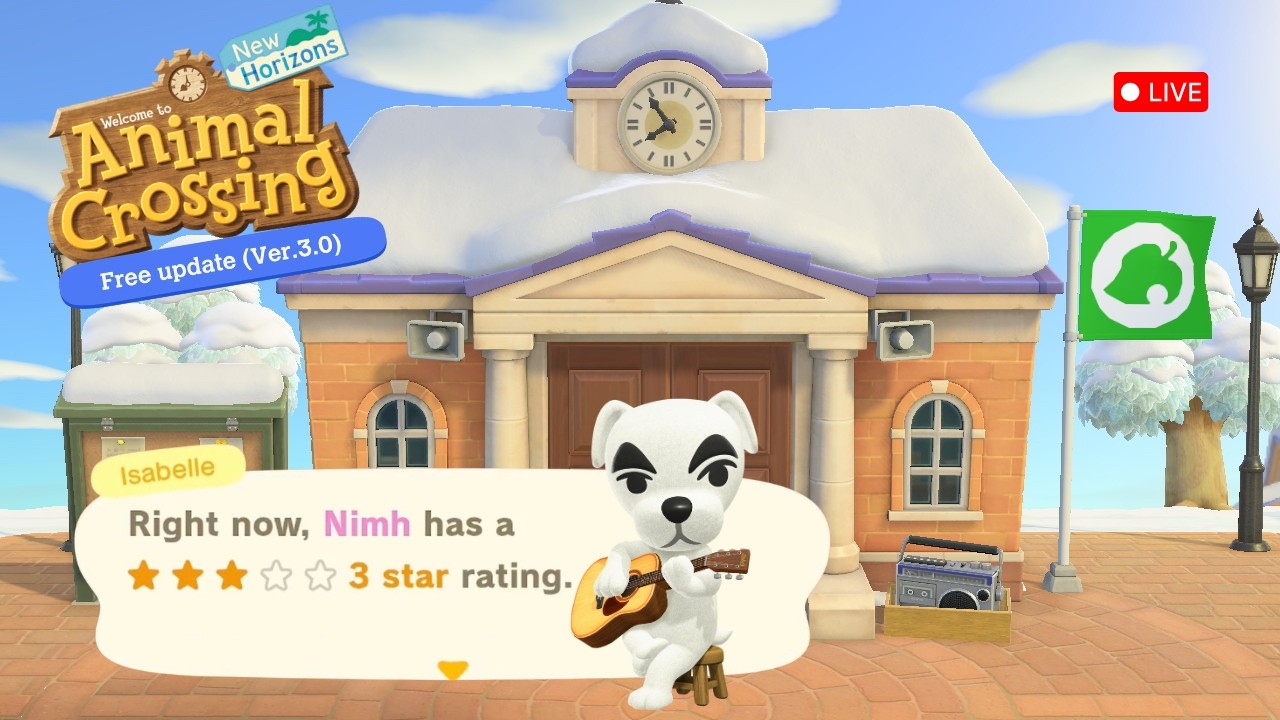 Welcoming K.K. Slider on our 3 Star Island! | Animal Crossing New Horizons