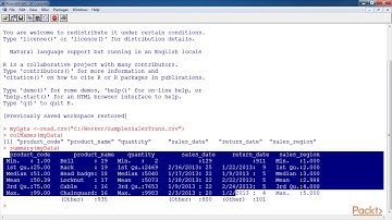 Statistics for Data Science: Data Analysis| packtpub.com