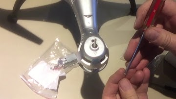 How to Replace a Drone Motor. Syma X8 motor fix diagnosis replacement