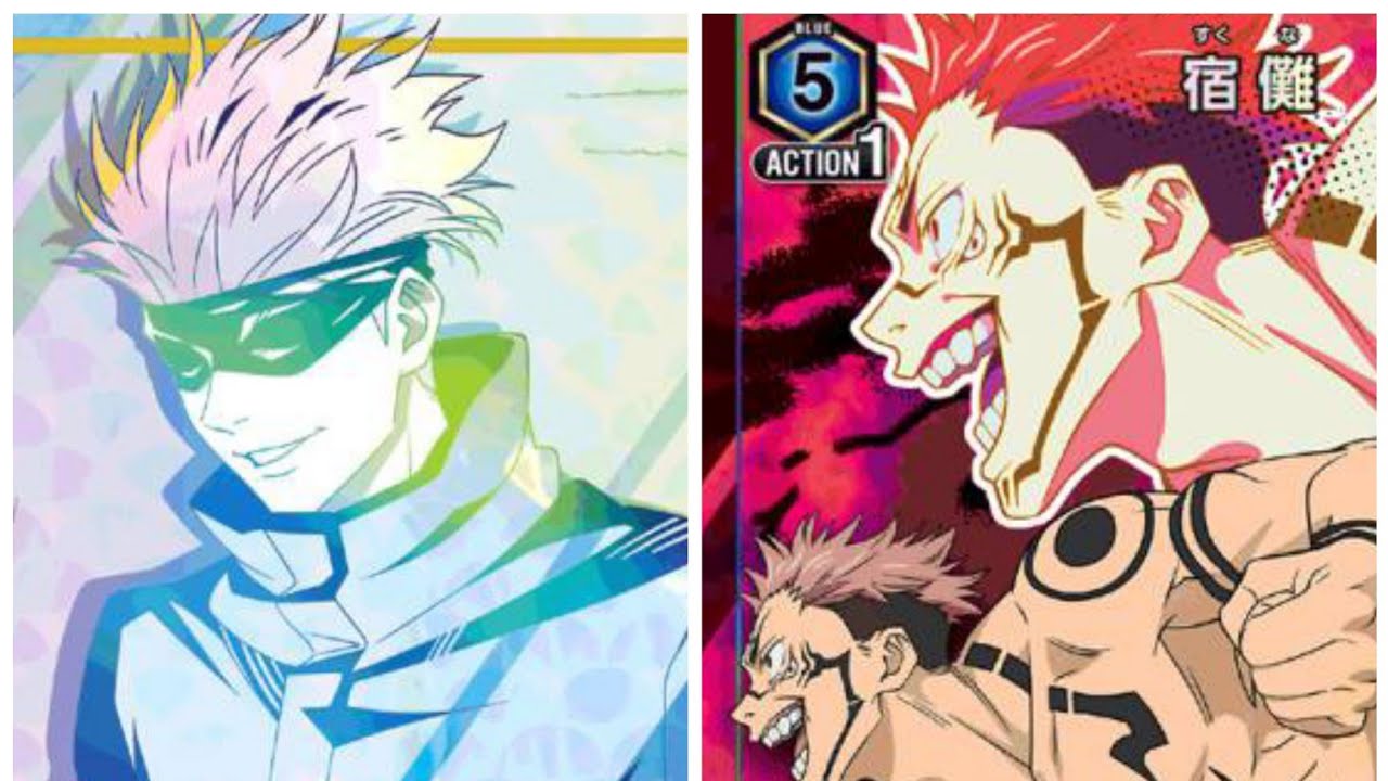 【UNION ARENA】［咒术内战］黄咒术五条悟 VS 蓝咒术宿傩 （会赢哦）