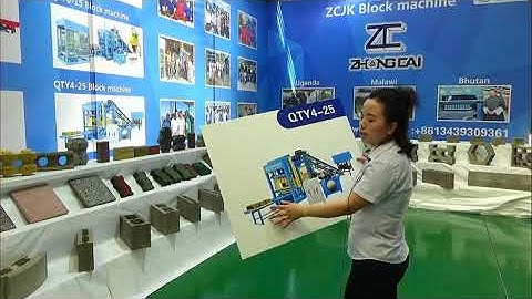 QTY4 25 automatical block machine