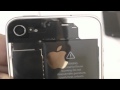 Tapa posterior transparente para el Iphone 4 - desarmado del Iphone 4