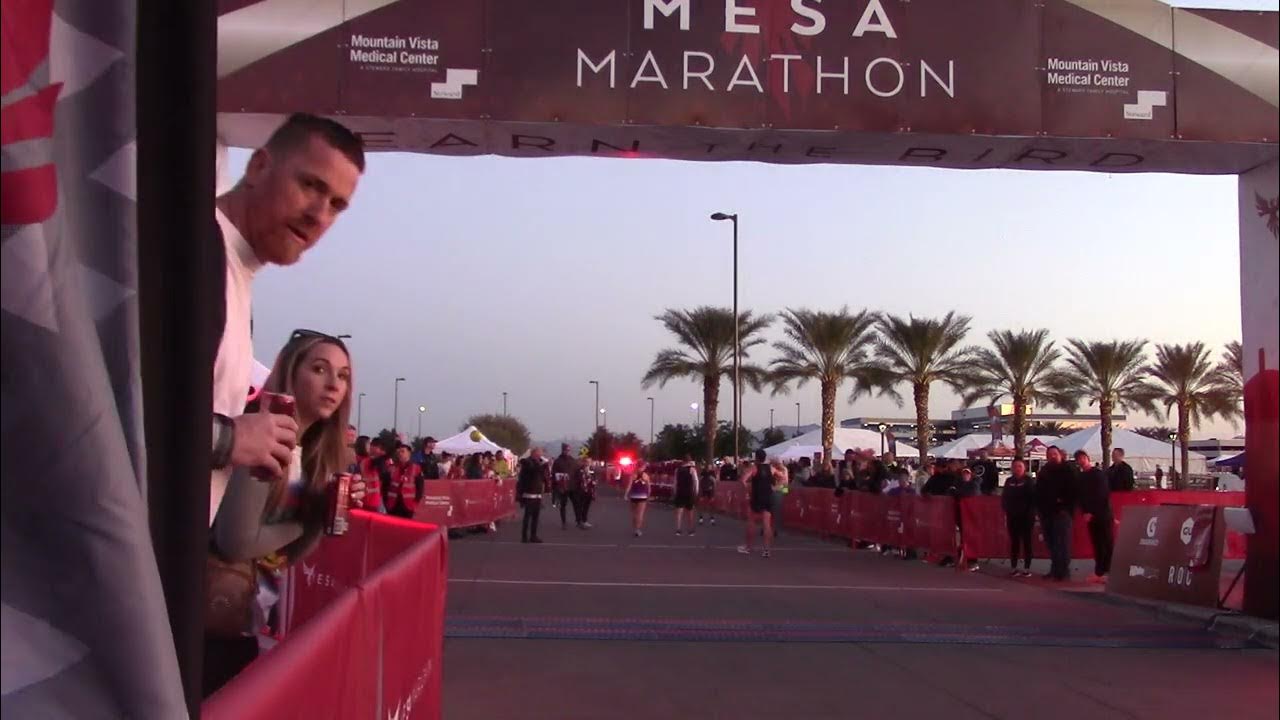 2023 Mesa Marathon Finish Line Behind View YouTube