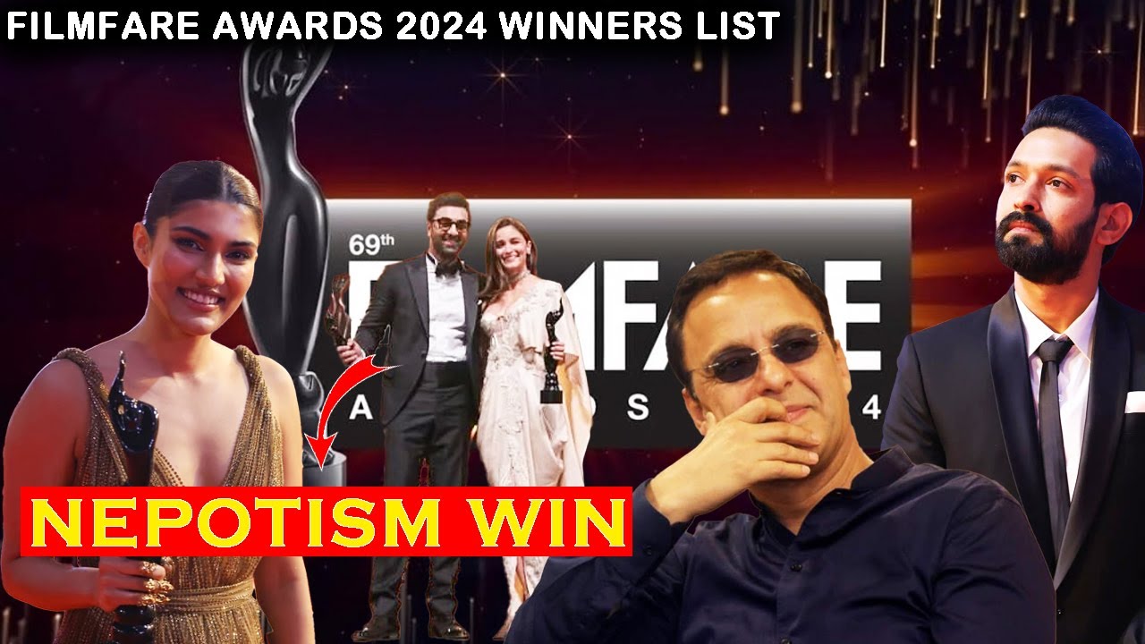69 Filmfare Awards 2024 Full Winners List | Hindi & Urdu