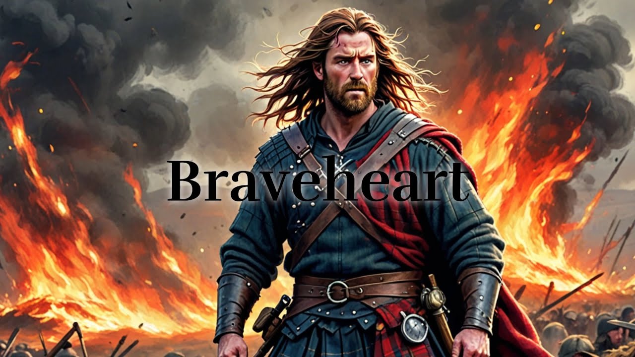PLAQUE METAL FILM BRAVEHEART 30 X 20 CM