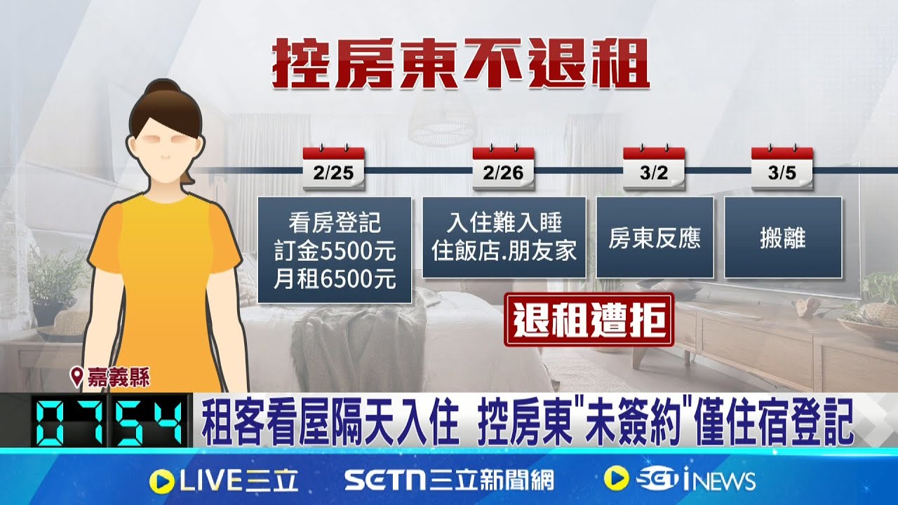 “噹噹噹”火車擾清夢 客控太吵房東不退租金! 房東秀”警界名單”認識很多人 租客:挑釁嗎?｜記者 洪淑珠 廖國雄｜新聞一把抓20250320│三立新聞台